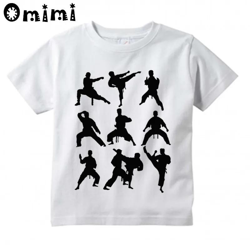 Kids Jiu Jitsu Design T Shirt Boys and Girls Great Casual Short Sleeve Tops Children's Funny T-Shirt