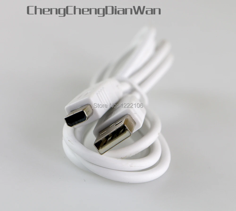 2 قطعة كابل شحن شاحن طاقة بيانات USB لوحدة تحكم نينتندو وي يو وي يو