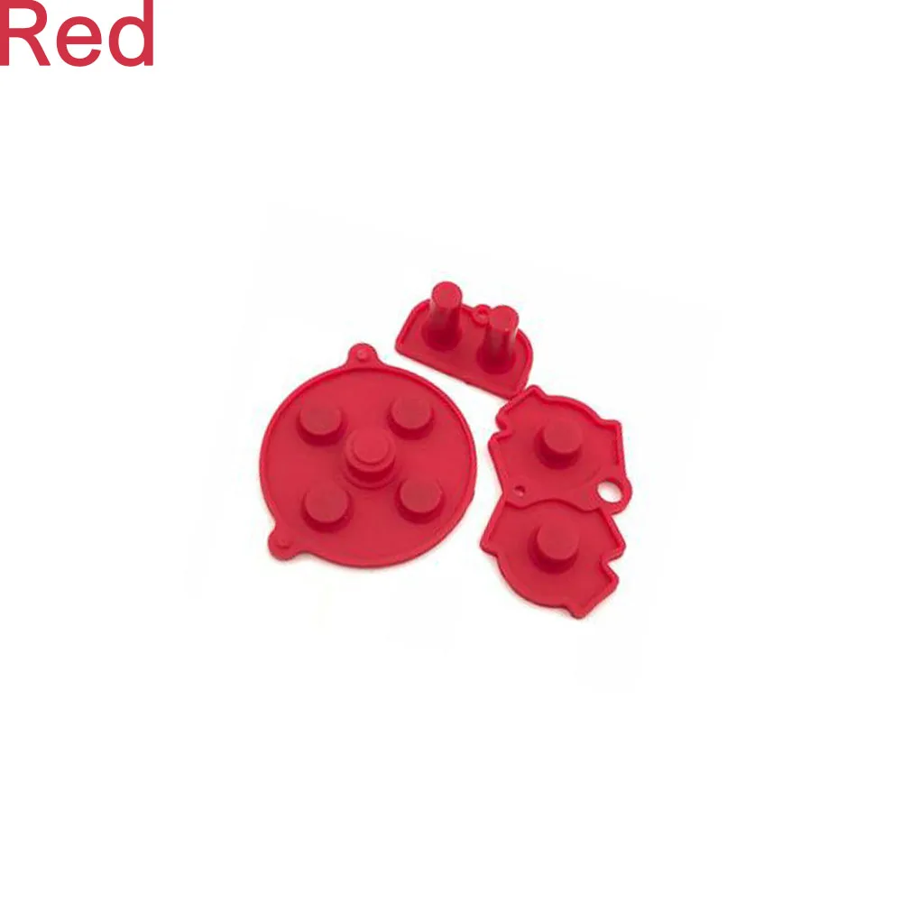 1 компл. Красочных резиновый проводящий A-B D-pad для Nintend GameBoy Advance GBA силиконовый Кондуктивный Start Select Keyboard