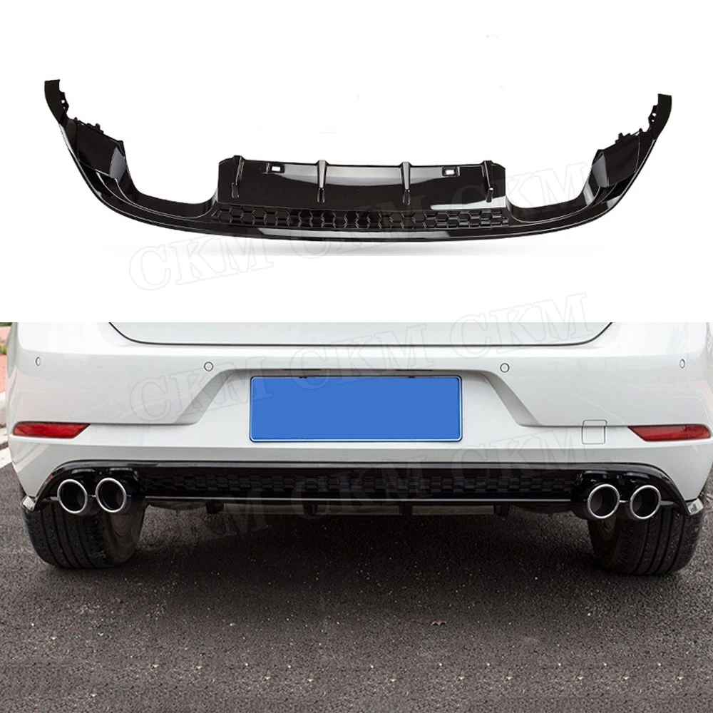 

For Golf MK7.5 Rear Lip Spoiler Diffuser for VW Golf 7 7.5 MK7.5 Standard And GTI 2017 2018 2019 PP Bumper Guard