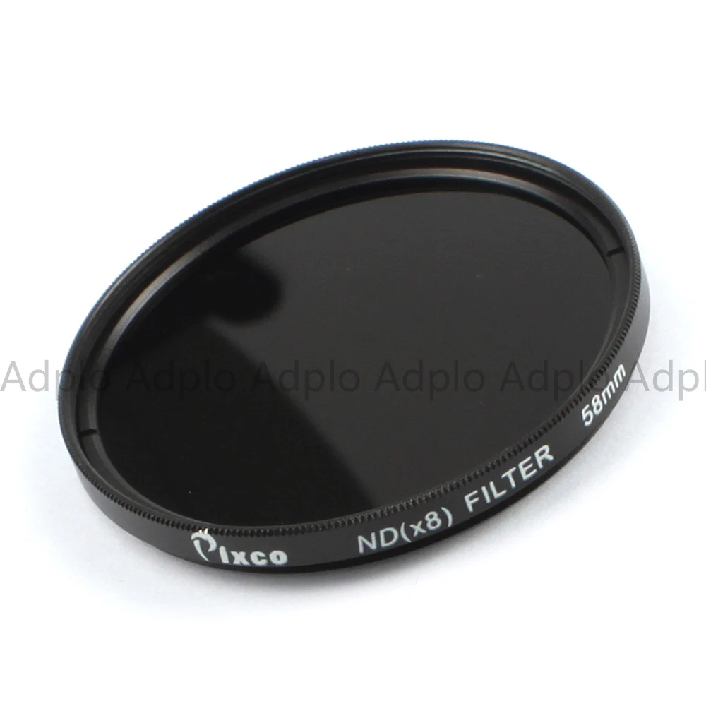 Pixco 58mm 58 Neutral Density ND8 Filter Suit For C anon Nik on Camera