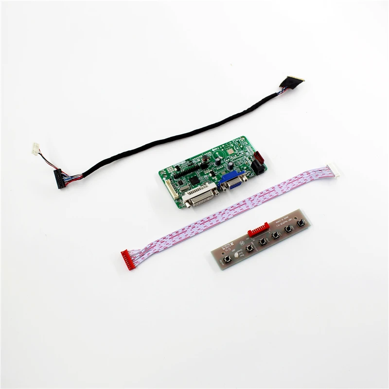 RT2281 LCD 컨트롤러 보드 지원 DVI VGA, 14 인치 lcd 패널 1366x768 B140XW01 V0 B140XW01 V8 B140XW01.V9 쉬운 diy