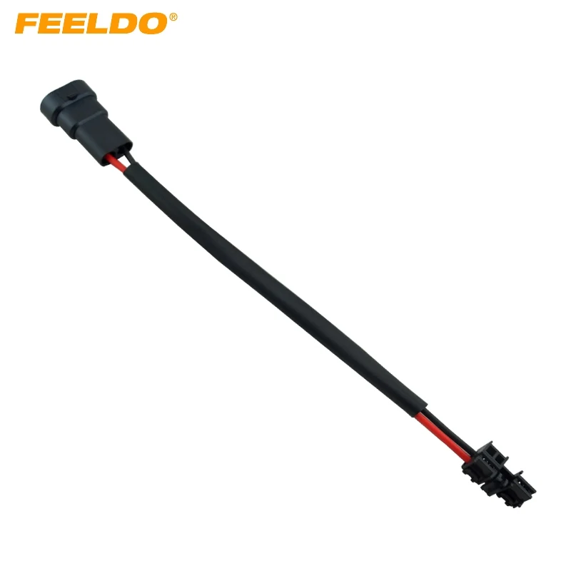 FEELDO 1PC For Denso/Koito Retrofit OEM D4S/D4R Ballast Xenon HID To 9005(HB3)/9006(HB4) Power Wire Plug Harness #AM1962