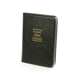 Pilots Credit Card PU Leather Holder High Quality Special Crew Men Folder Fight Licence Case Bag Best Gift