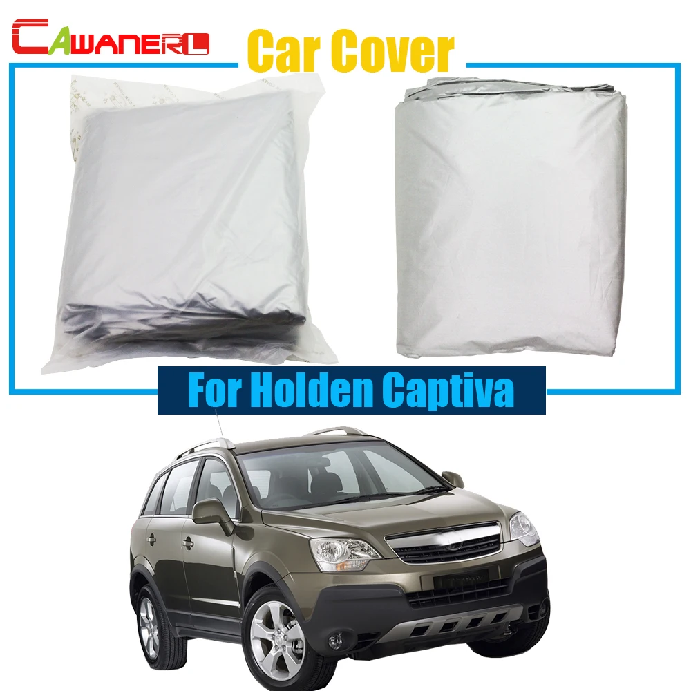 

Cawanerl Full Car Cover Vehicle Outdoor Snow Rain Resistant Anti UV Protector Cover Dust Proof Sun Shade For Holden Captiva