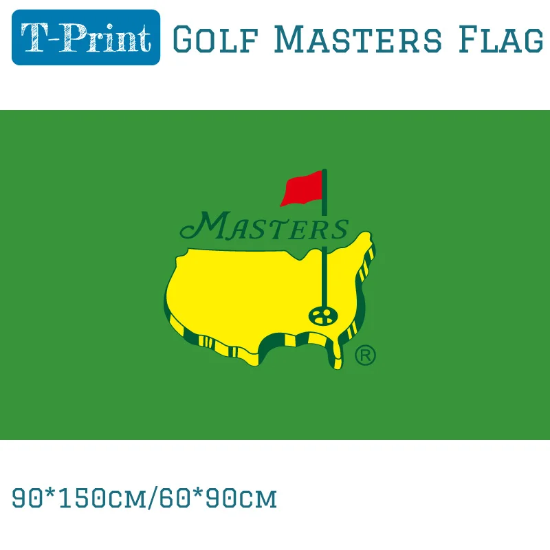 Golf Masters Flag 3ftx5ft Banner Polyester Flag 90*150cm/60*90cm