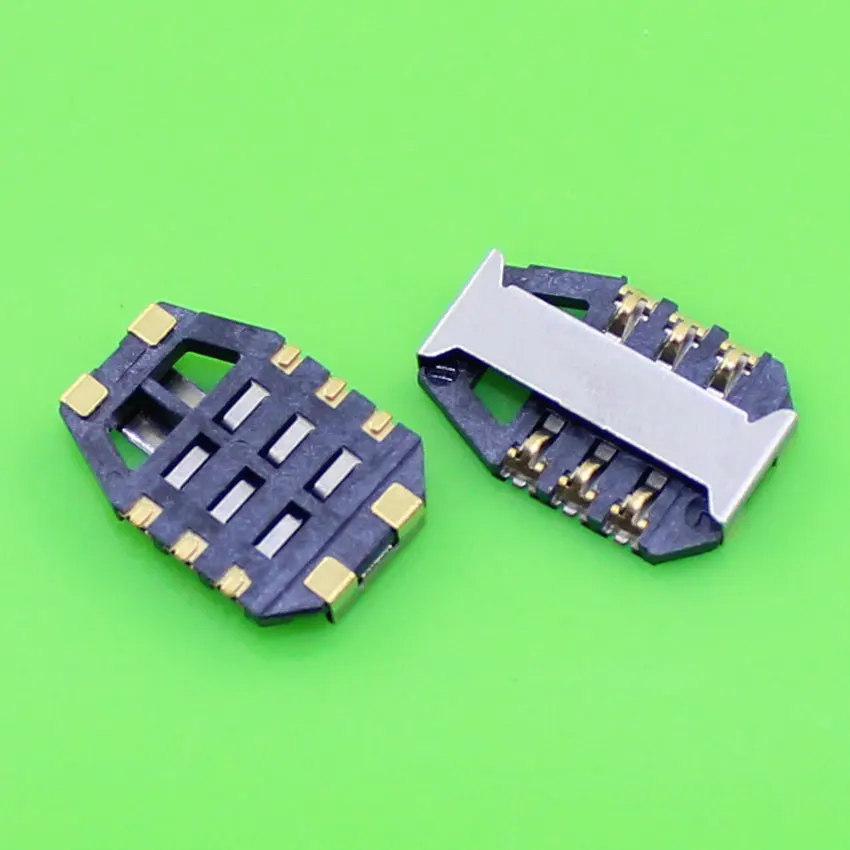 ChengHaoRan 1 Piece Best price New 6P memory card socket slot connector for Xiaomi 2A and for lenovo A768T replacement.KA-116