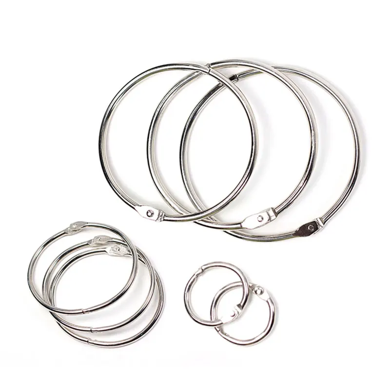 Buckle Loose Leaf Metal Binding Ring Binder Hinged Rings Handwerk Punch Ring Album Metal Book Rings