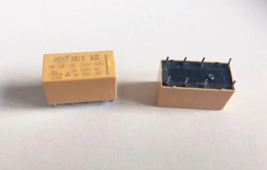 5 шт. HK19F-DC 3V 5V 9V 12V 24V 2A 8PIN маленькое реле