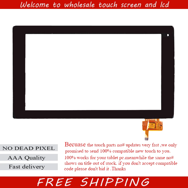 

Black 10.1" inch RS10F130 _V1.3 for AN101 G4 tablet pc touch screen panel Digitizer Glass sensor replacement