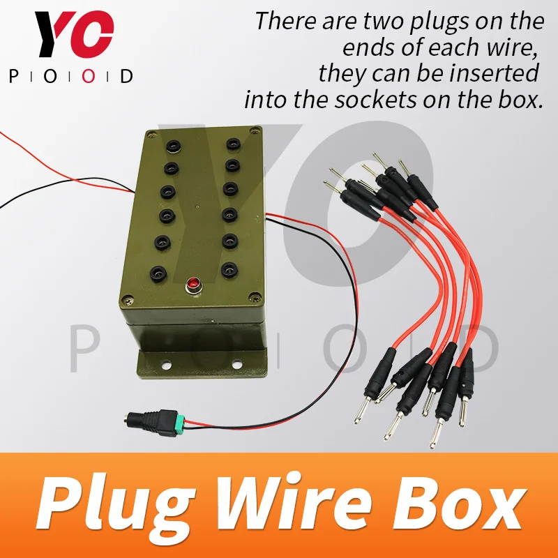 Plug Wire Box Escape Room collegare i cavi Prop Room Escape meccanismo di gioco Escape Room system