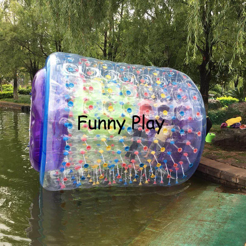 PVC Inflatable Water Roller Ball,pool Floats Toys Walking On Water Rolling Ball Inflatable Roller Ball For Inflatable Water Park