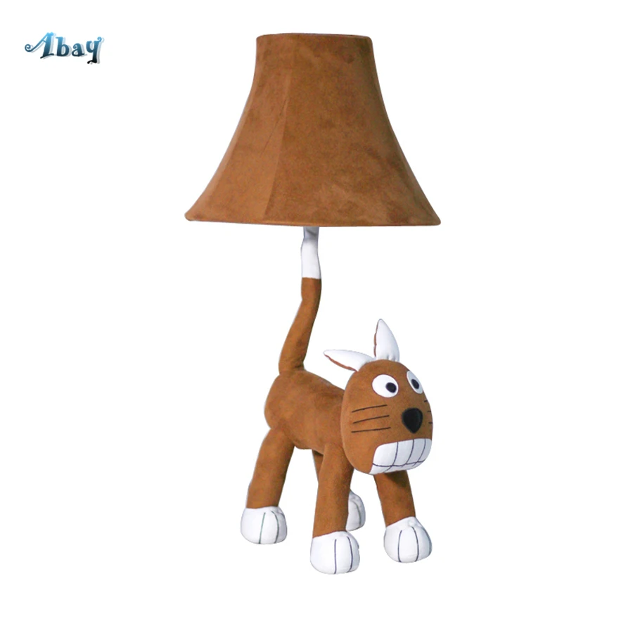 Cartoon Children Room Big Eye Cat Table Lamp Kids Creative Bedside Lamp Holiday Gift Kitten Table Light Home Decor Led Fixture