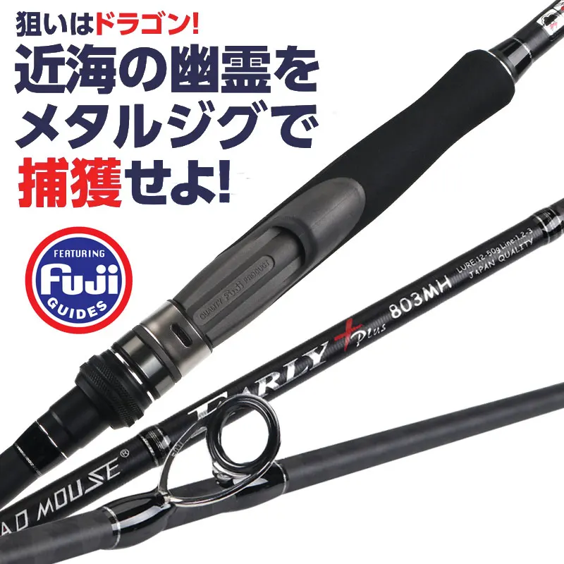 MAD MAUS 2022 Neue Volle Fuji Hohe Carbon 2.4/2.7/2,9 m MH Angelrute Japan Qualität Meer bass Ligth Shore Jigging Rod Spinning Rod