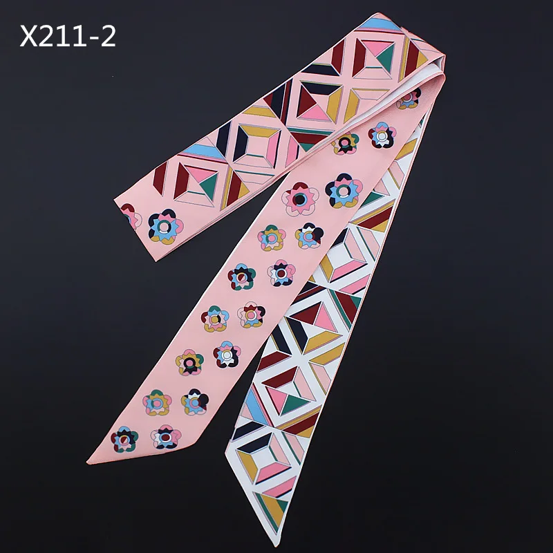 120cm*5 scarf extended autumn and winter print scarf fashion tie ribbon hair band head skinny scarves