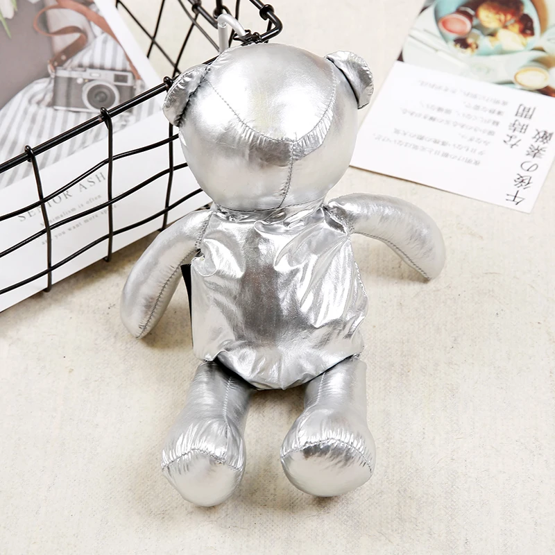 ECO Silver Coated Bear Cotton filling Waterproof Tote High-Quality Reusable grocery High capacity Cotton bag Shopping Bag