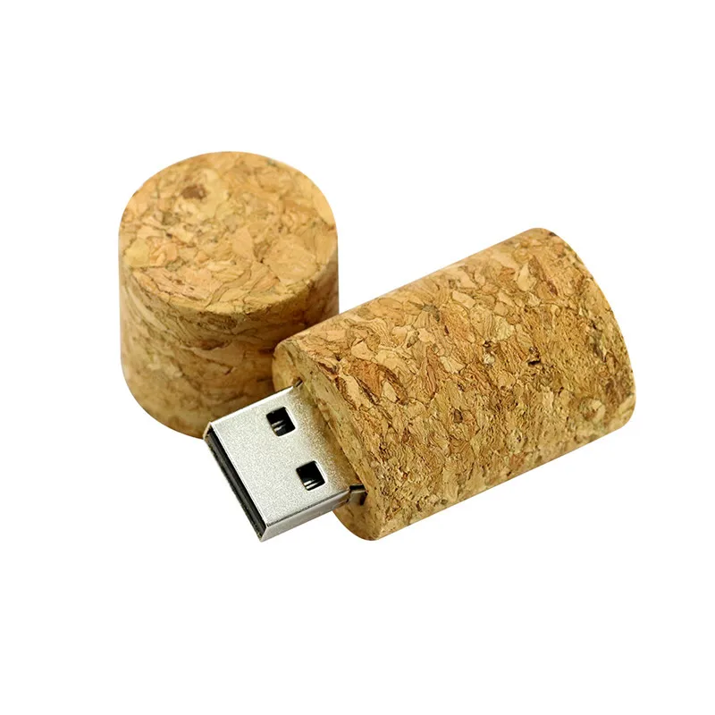 Rượu Vang Nút Chặn Chai Gỗ Nút Chai Đèn LED Cổng USB 4GB 8G 16G 32GB Bút Pendrive Nhớ dán Bảo Quản Pendrive Quà Tặng Sáng Tạo