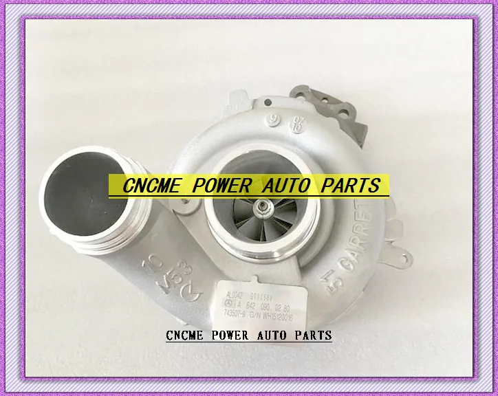 TURBO GTA2052GVK 765155 743507 765155-5007S 743507-0009 6420902980 A6420908780 For Chrysler For JEEP Cherokee OM642 EURO4 3.0L