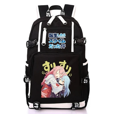 Imagem -05 - Rimuru Tempest Anime Slime Mochila Oxford Bolsa Mochila Bolsas de Viagem Cosplay Anime