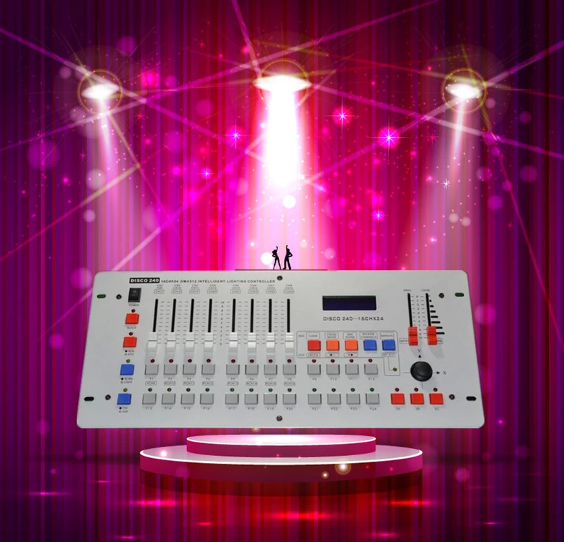 Hot Menjual 240 Peralatan Disco DMX Controller DMX 512 DJ dmx Konsol Untuk Tahap Pernikahan Dan Acara Pencahayaan dj kontroler