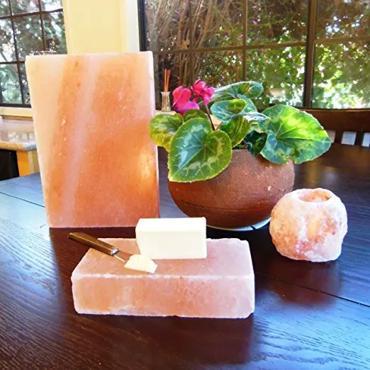 Natural Himalayan Salt Tile / Brick / Slab Pink