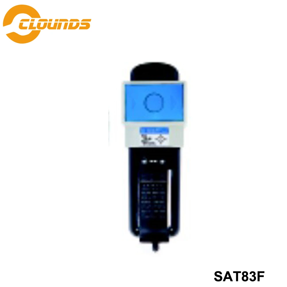 SAT83F Pneumatico Aria di Pressione del Filtro Gauge Filtro Automatico di Scarico Filtro Aria Regolatore di Pressione