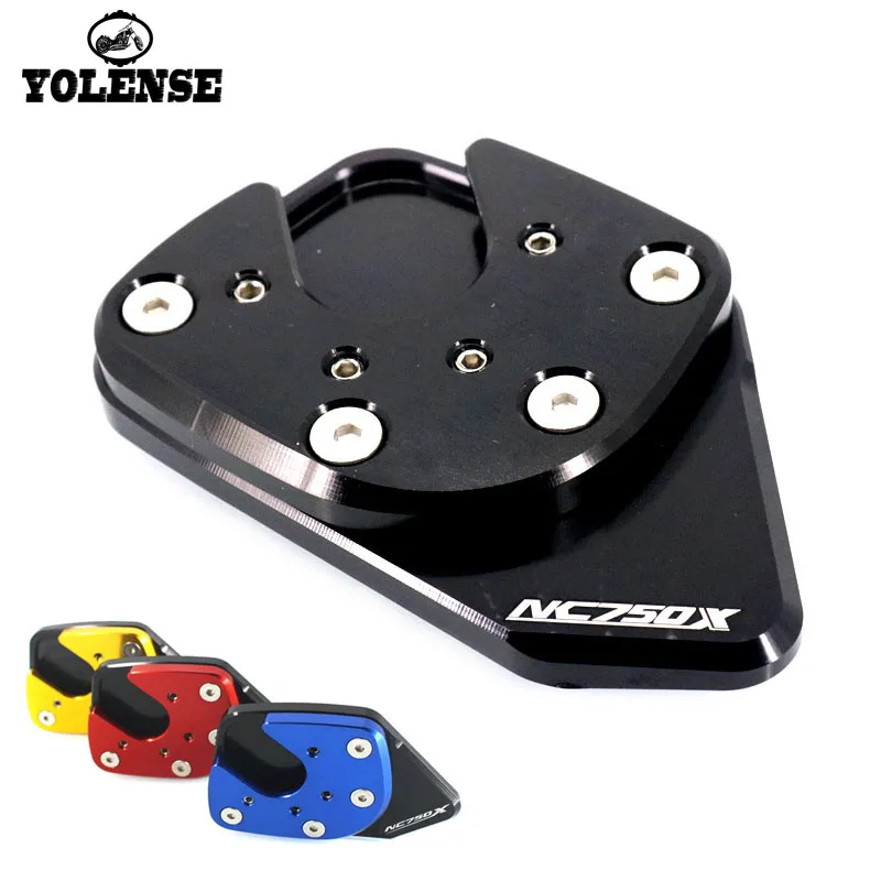 لهوندا NC750X NC 750X NC750 X 2017 2018 2019 2020 دراجة نارية نك الجانب حامل لوحة مسند تمديد دعم المكبر #1
