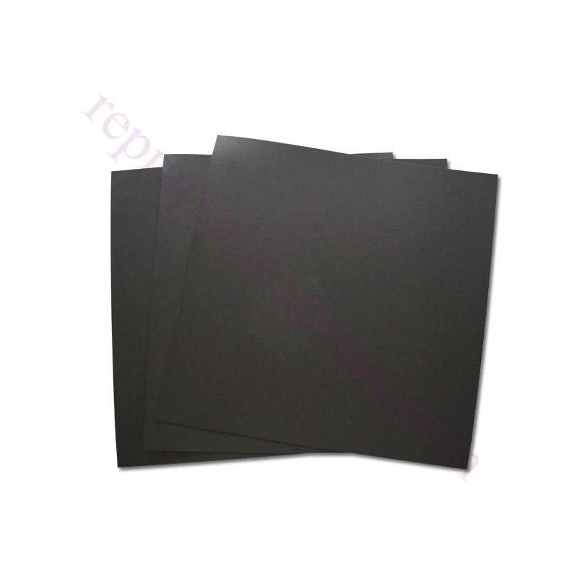 5pcs with 3M Backing 200x200mm black Frosted Heated bed Sticker Build Sheet build plate tape for 3D Printer