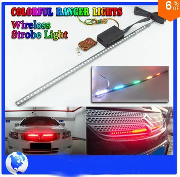 FUGSAME FREE SHIPPING 56cm 48-LED Car knight rider lights 7 Color 5050 SMD