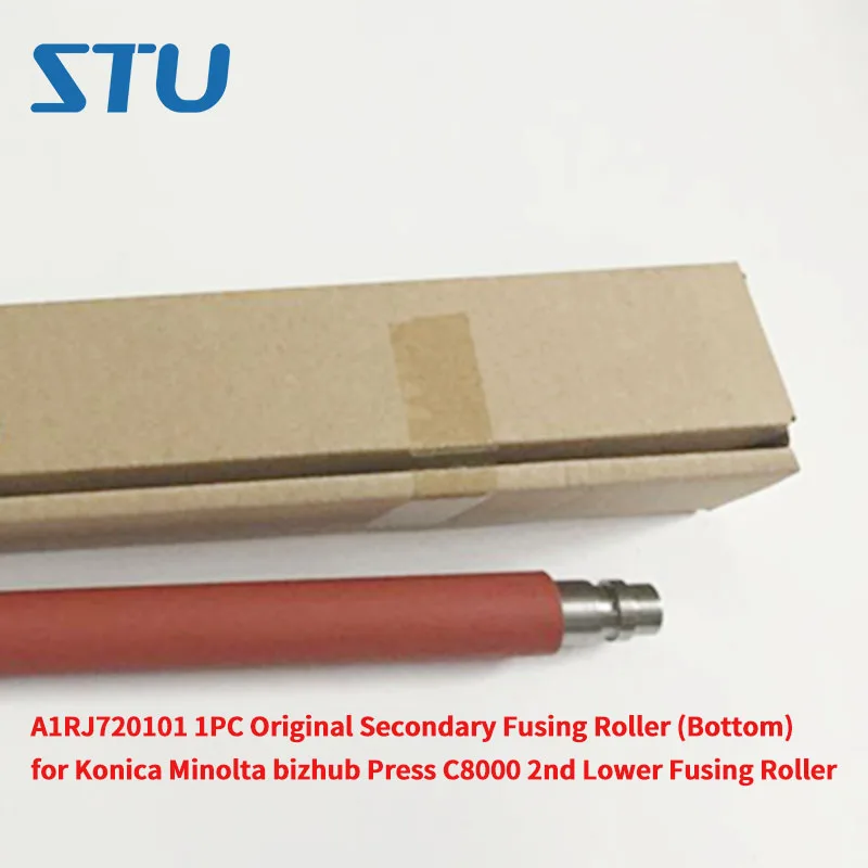 A1RJ720101 1PC Original Secondary Fusing Roller (Bottom) for Konica Minolta bizhub Press C8000 2nd Lower Fusing Roller