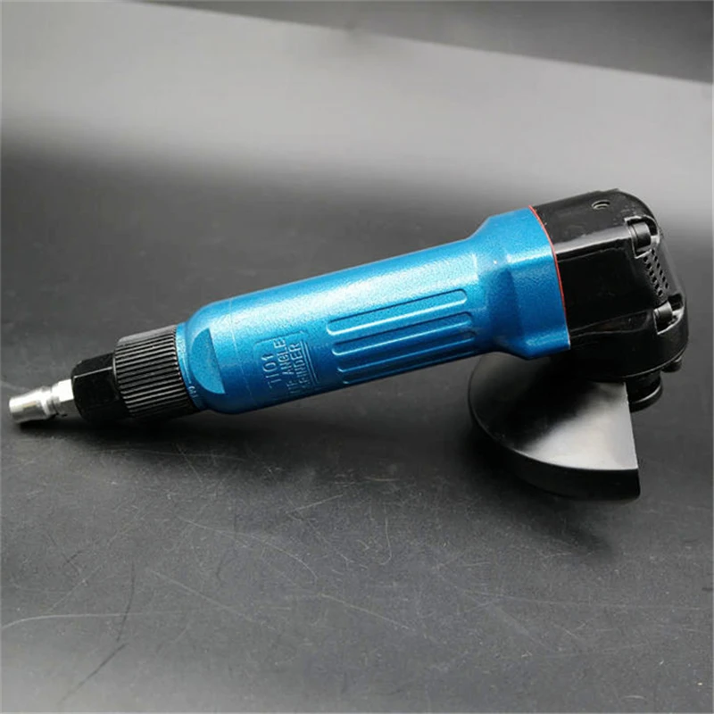 4 Inch Strength Type Pneumatic Angle Grinder Industrial Grade Air Grinding Machine Wind Sander Polisher Tools Rear Adjust