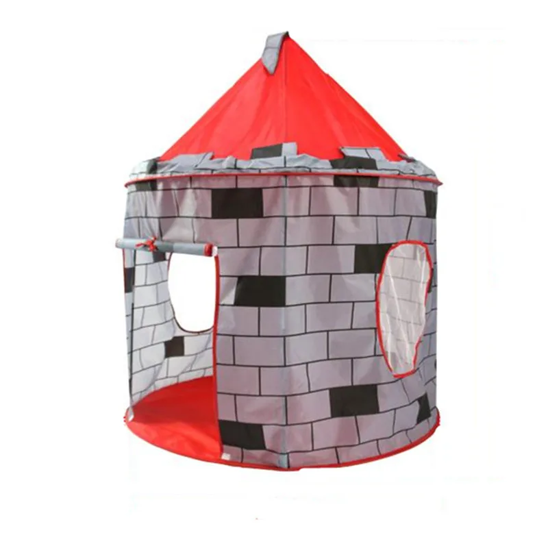 Tente de jeu pliable portable pour enfants, tente pliante prince pour garçons et filles, maison de jeu château pour enfants, cadeaux pour enfants, tentes jouets d'extérieur, 9 couleurs