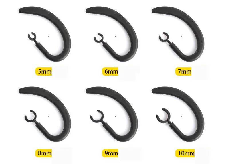5mm 6mm 7mm 8mm 9mm 10mm Bluetooth Kopfhörer Ohrbügel Schleife Clip Versenkbare wirbelnde Ohrbügel Ersatz Kopfhörer Zubehör