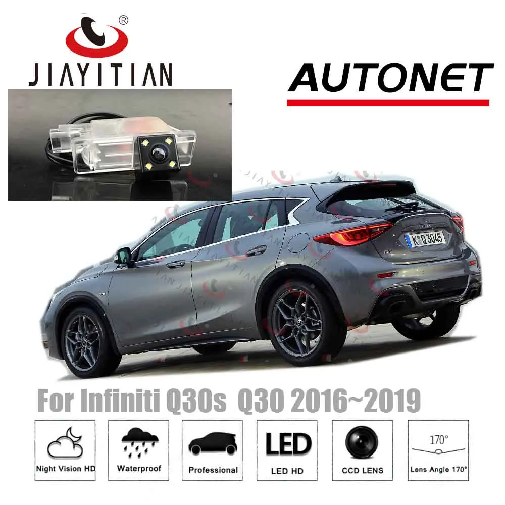 

JIAYITIAN Rear View Camera For Infiniti Q30s Q30 2016 2017 2018 2019 HD Night Vision CCD/ Backup Camera license plate camera