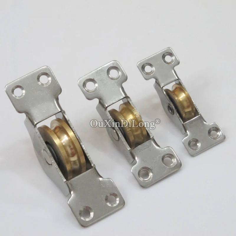 

Brand New 10Pieces Sliding Door Rollers Cabinet Copper Wheel Pulley For Wardrobe Cupboard Window Furniture Hardware