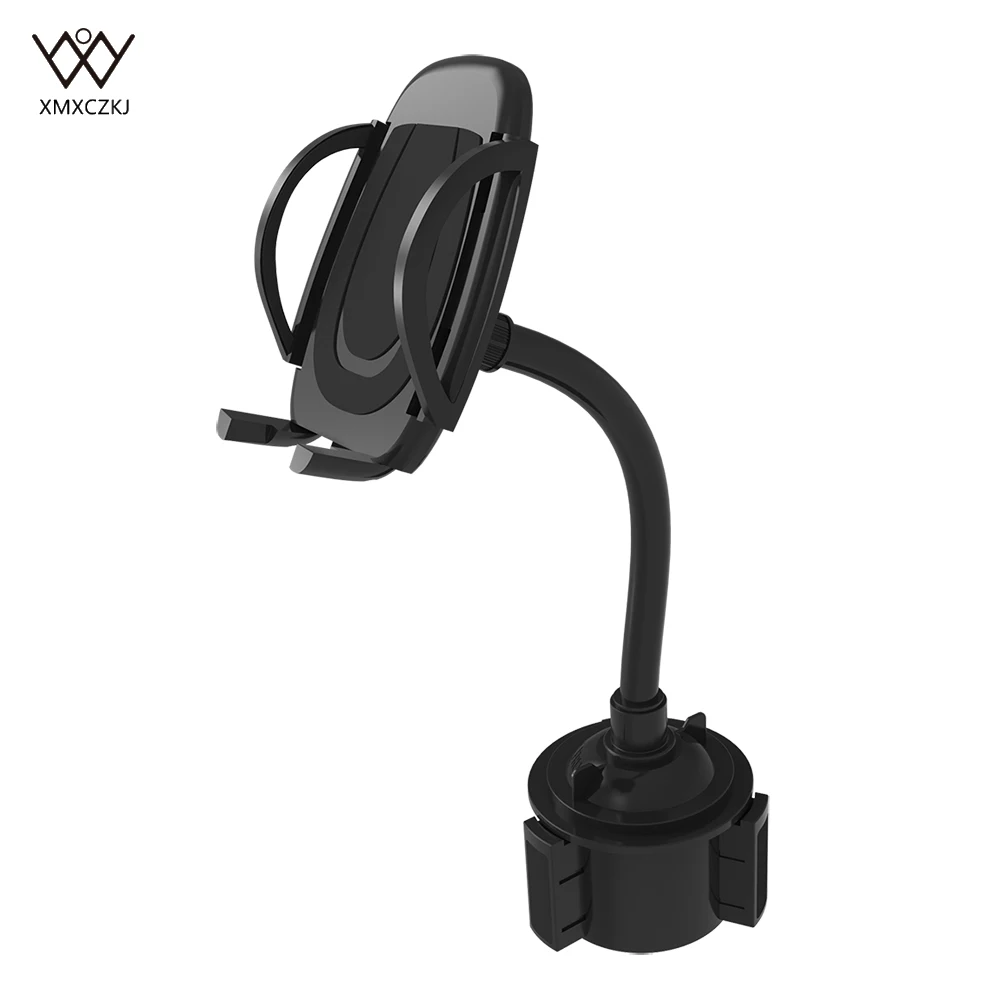 

XMXCZKJ Adjustable Universal Gooseneck Cup phone Holder Cradle Car Phone Mount Long Arm Phone Cup Holder For Cell phone GPS