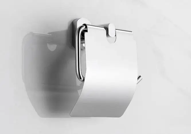 Vidric-portarrollos de papel higiénico para baño, soporte de papel higiénico con cubierta, accesorios de baño, gran oferta