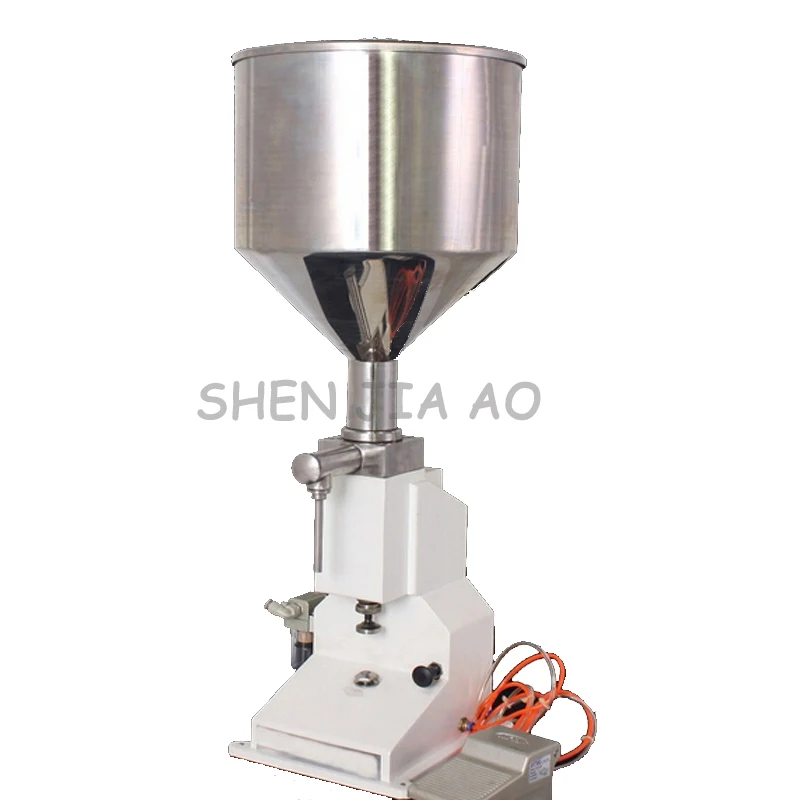 A02 Pneumatic Paste Liquid Filling Machine 50ml Food Grade Filling Machine Cosmetic Filling Equipment Tools 1PC