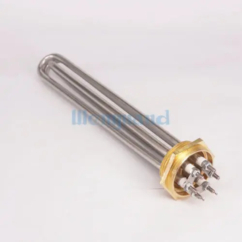 

380V 6000W DN40 1-1/2" BSP Male Brass Head & 201 Stainless Steel Tube Electric Water Heater Element For Tank