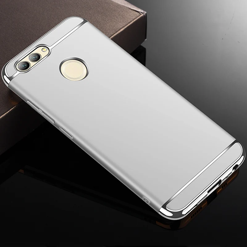 Hybrid Brushed Cover Honor 9 20 30 V20 V30 Pro Luxury Hard PC Plating Phone Case For Huawei Nova 2 plus 5 6 7 SE P20 P30 P40 Pro