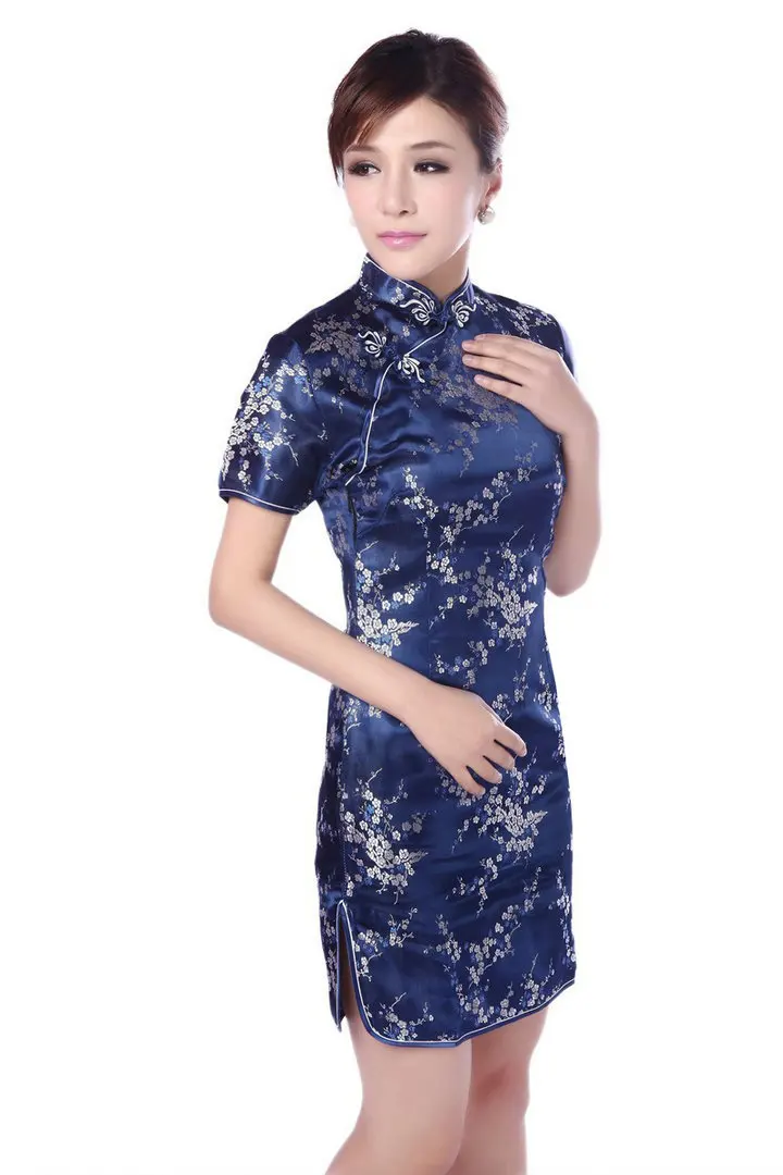 Robe de soirée cheongsam Qipao pour femmes, sexy, slim, pour fête du nouvel an chinois, nouvelle collection 2019