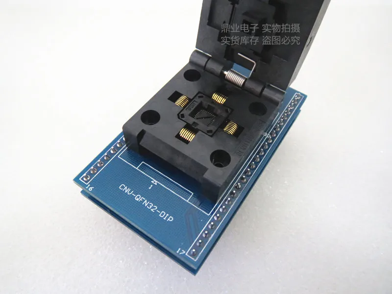 

Clamshell QFN32-DIP32 5*5MM spacing 0.5MM IC Burning seat Adapter testing seat Test Socket test bench 100% New&Original