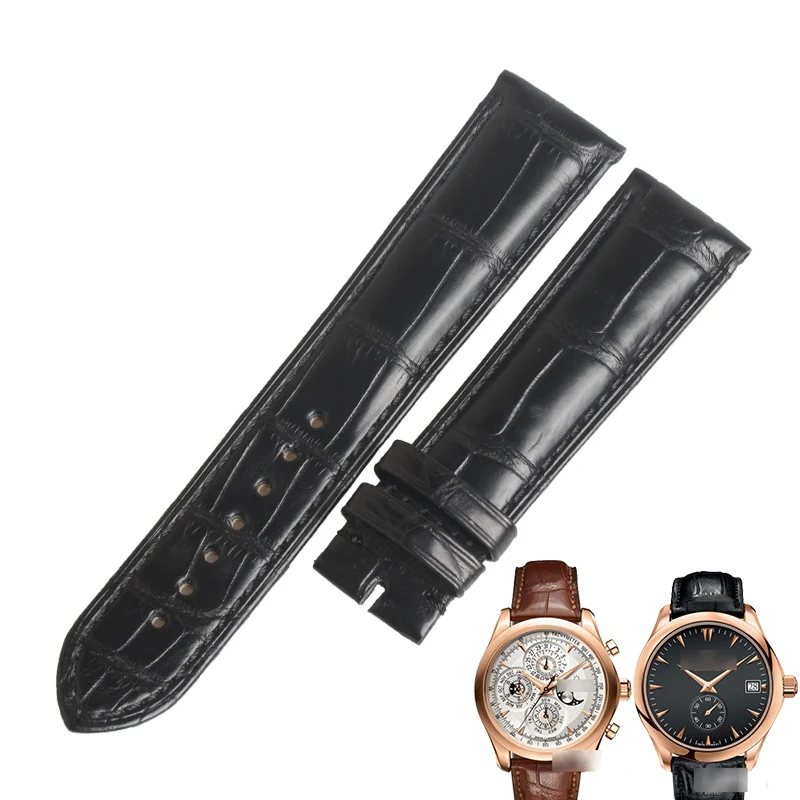 

WENTULA watchbands for Carl F. Bucherer MANERO alligator skin /crocodile grain watch band man