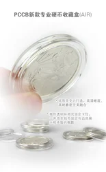 Lot of 20pcs and LOT 100PCS 1 Gram .999 Fine Silver Gold Coin Round Holders/cases 15mm