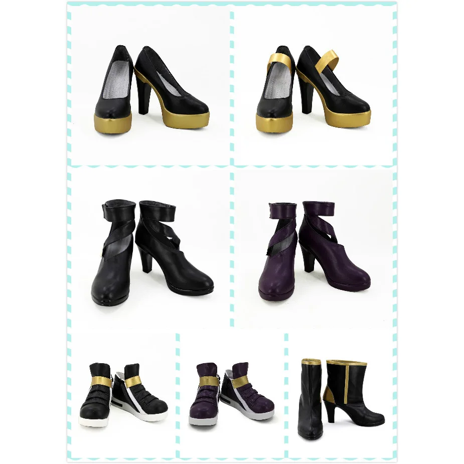 Kaisa Akali Evelynn Ahri Cosplay Boots Game LOL KDA Full Member Cosplay Shoes LOL Cosplay Custom Made