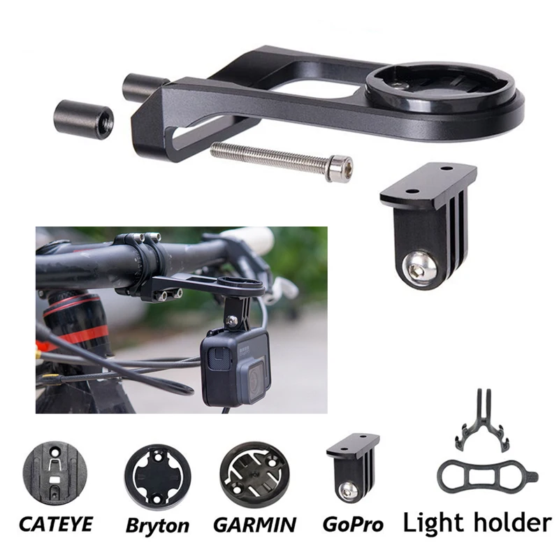 Bicycle Computer Mount aluminum alloy 60g bracket handlebar speedometer for GARMIN Edge bryton Rider 310  iGS618 CatEye GoPro