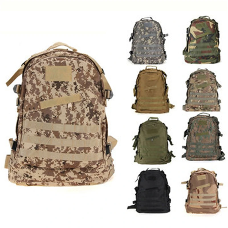 40L Men 3D Molle Military Backpack Shoulder Nylon Travel Bag Rucksack For Trave Trekking 11 Colors;Paquete militar al aire libre