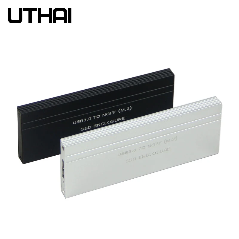 UTHAI G03 NGFF to USB3.0 Mobile Hard disk box M.2 SSD Adapter Card External Enclosure Case for m2 SSD USB 3.0 HDD Case