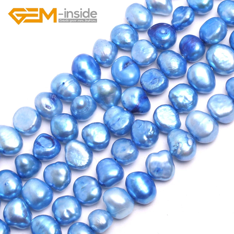 

6-7MM Multicolor Pearl Beads ( dyed color) Natural Freshwater Pearl Beads Loose Beads For Jewelry Making Strand 15" Wholesale !