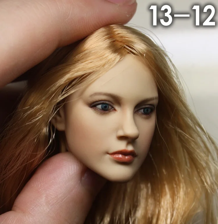 

1/6 scale beauty Europe girl headsculpt female Head shape Head carved for 12" Action Figure Doll.Not included body and clothes